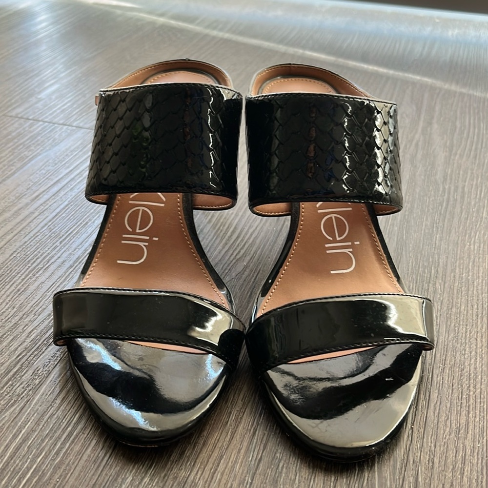 Calvin Klein black heels